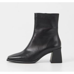 Vagabond Shoemakers Hedda Bootie Black Leather Size 36 US 6 NWOT